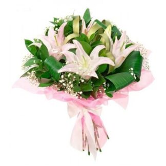Buchet crini roz